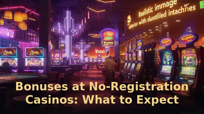 Bonuses at No-Registration Casinos: What to Expect